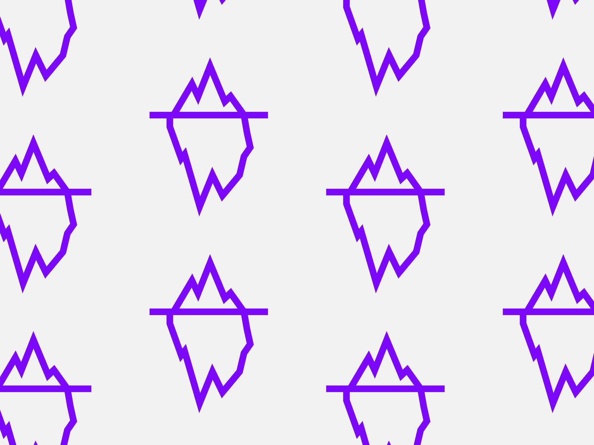 purple iceberg grey background duplicated